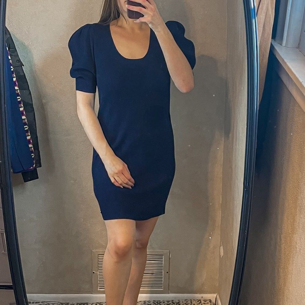 Ted Baker Dollra Scoop Neck Bodycon Mini Dress